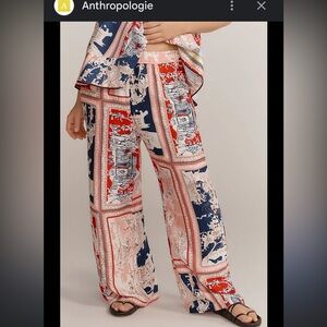 Anthropologie Maeve Brooklyn Wide Leg Pull on pants size LP euc